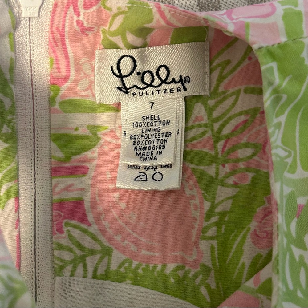 Sz7 Vintage Lilly Pulitzer Shift Dress - Picture 5 of 5